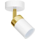MiLagro Kinkiet Joker 1xGU10 Biały/Złoty MLP6128