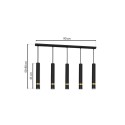 MiLagro JOKER BLACK GOLD 5xGU10 światło podkreślające charakter wnętr