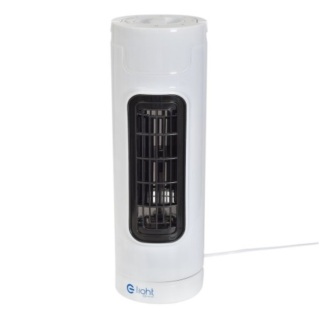 Wentylator stołowy tower biały designerskie lampy LED
