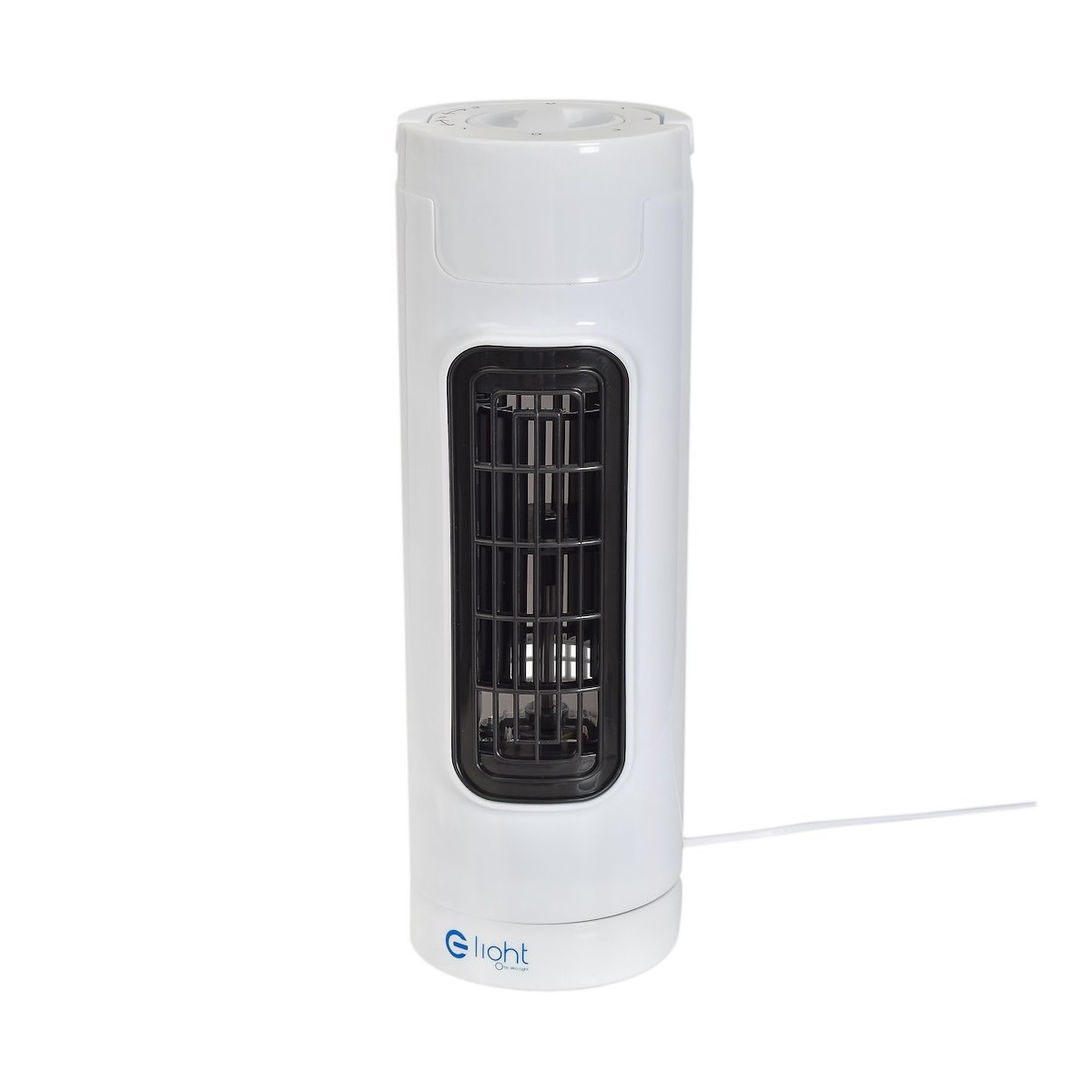 Wentylator stołowy tower biały designerskie lampy LED
