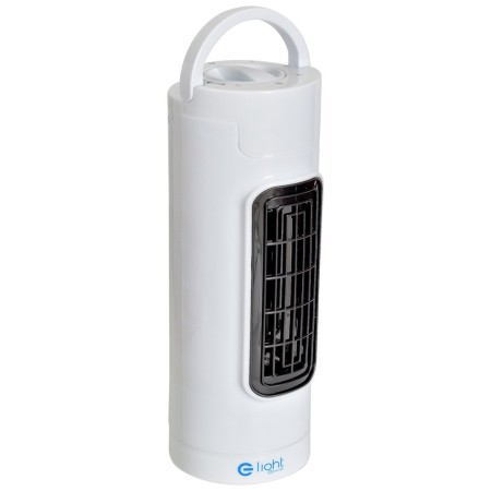 Wentylator stołowy tower biały designerskie lampy LED