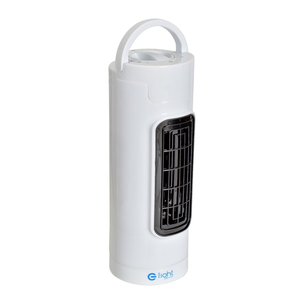 Wentylator stołowy tower biały designerskie lampy LED