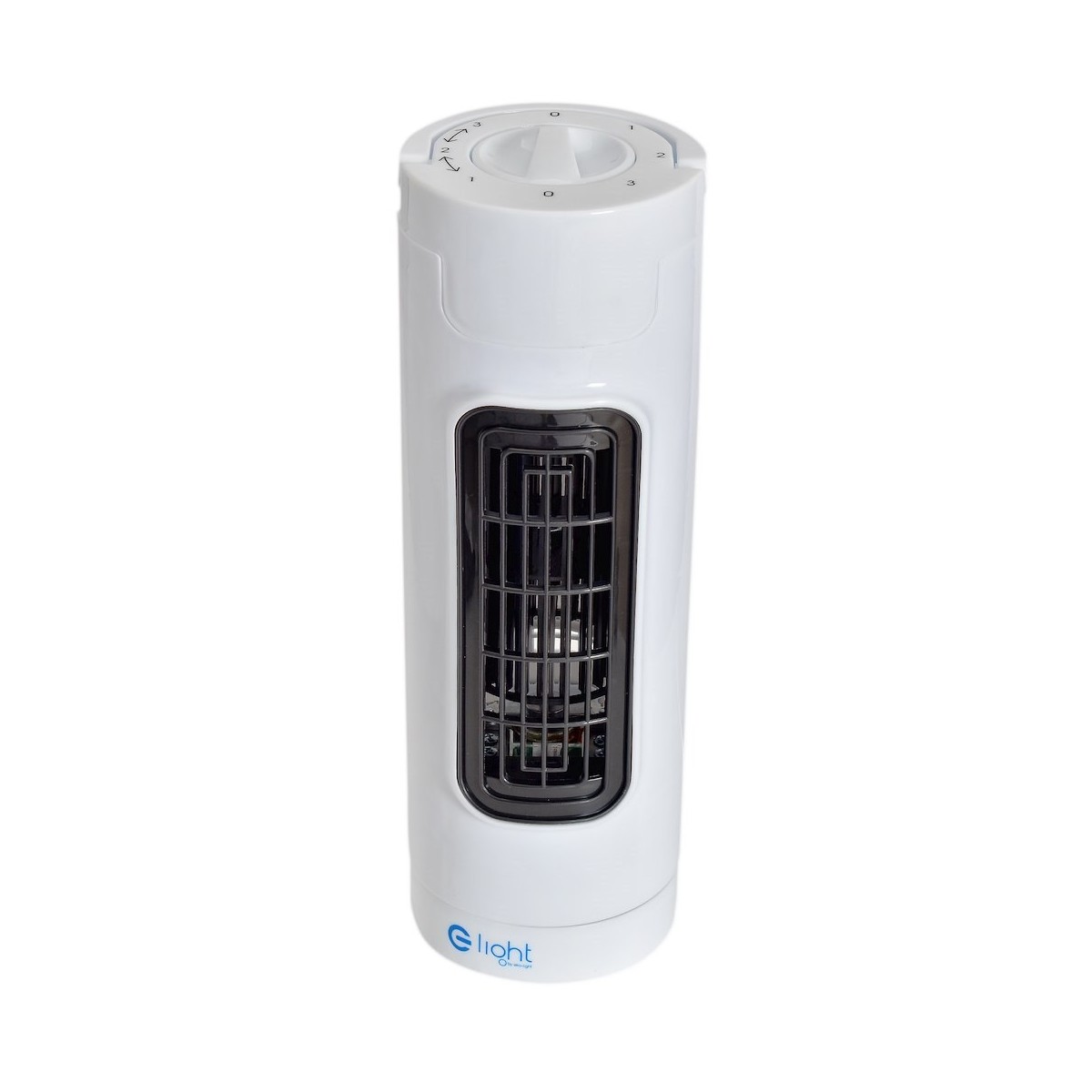 Wentylator stołowy tower biały designerskie lampy LED