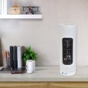 Wentylator stołowy tower biały designerskie lampy LED