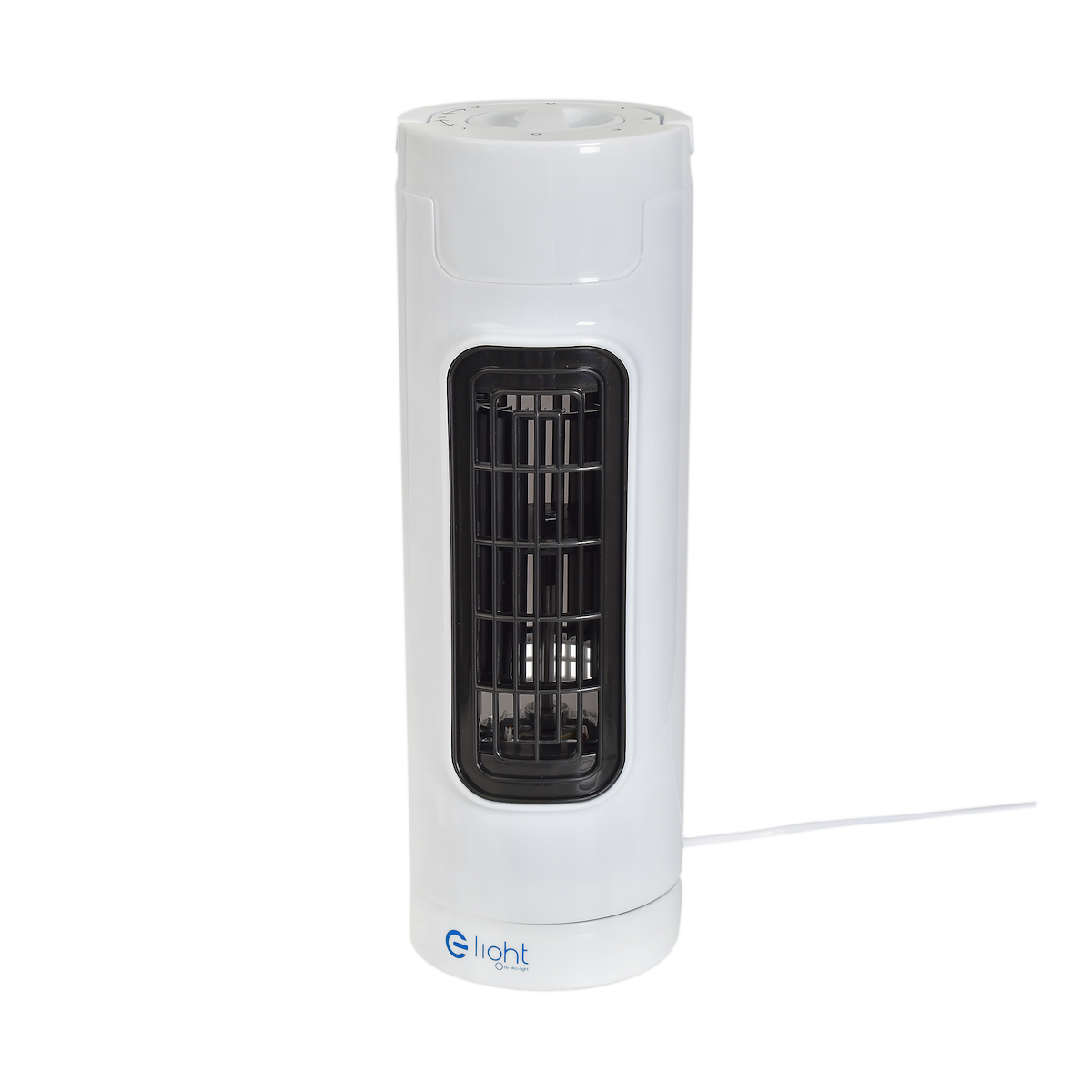 Wentylator stołowy tower biały designerskie lampy LED