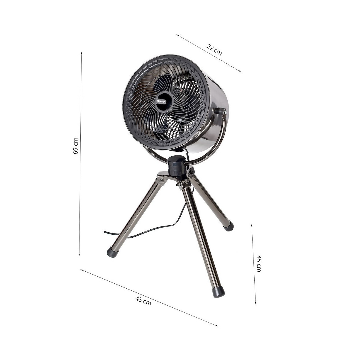 Wentylator Tripod Gun 10 cali niepowtarzalne oświetlenie wnętrza