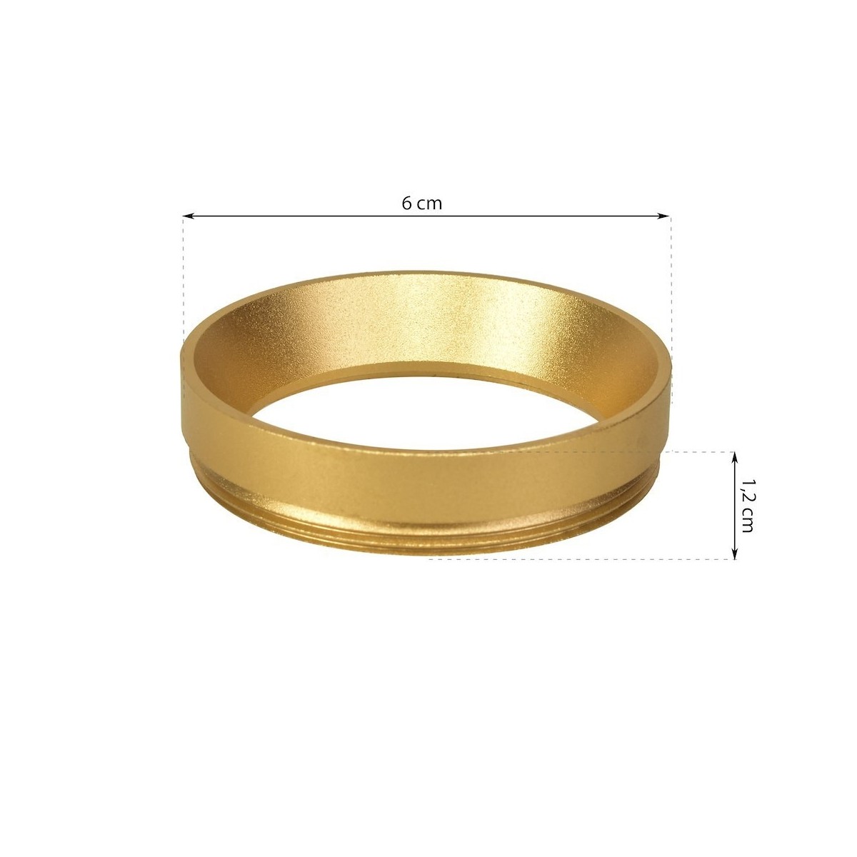 MiLagro Złoty ring do lamp MICA ML6094