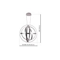 MiLagro Lampa wisząca COPERNICUS CHROME 260W LED ML6149