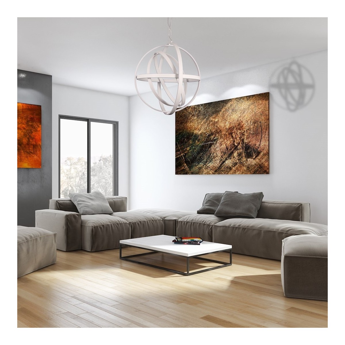 MiLagro Lampa wisząca Copernicus Biały 260W LED ML6150