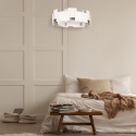 MiLagro Lampa wisząca Torino Biały 24W LED ML6140
