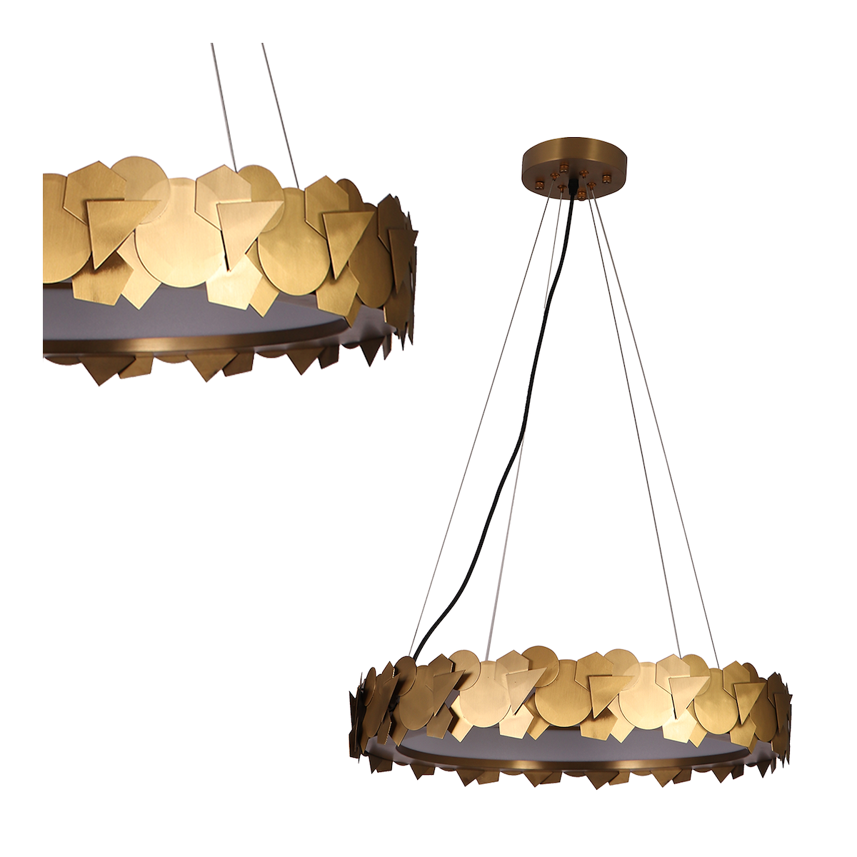 MiLagro Lampa wisząca SOHO GOLD 24W LED ML6156