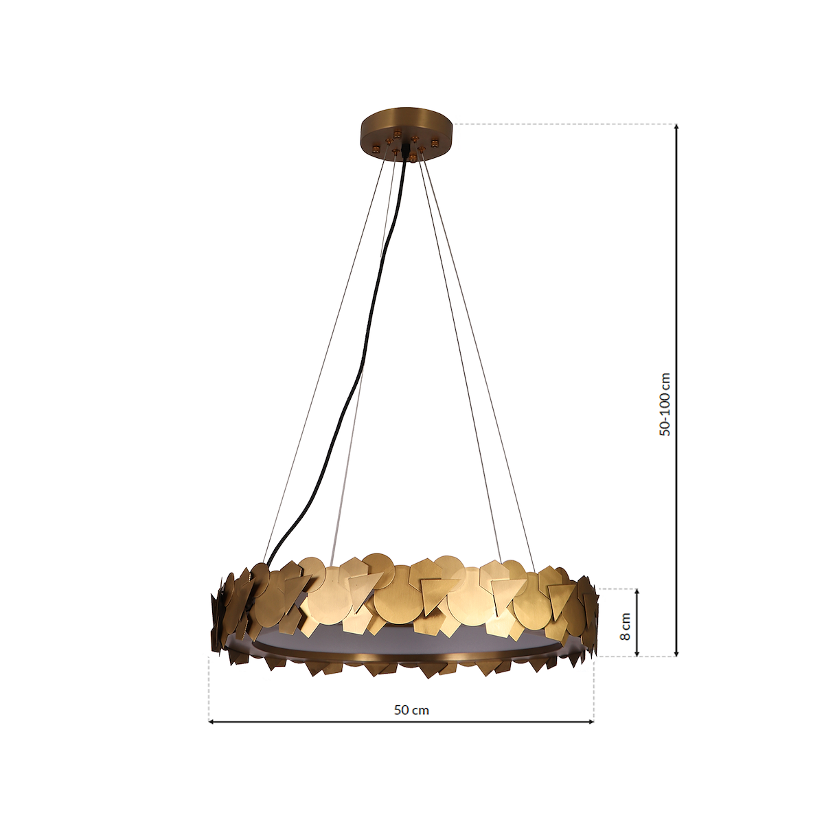 MiLagro SOHO GOLD 24W LED eleganckie oświetlenie