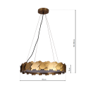 MiLagro SOHO GOLD 24W LED eleganckie oświetlenie