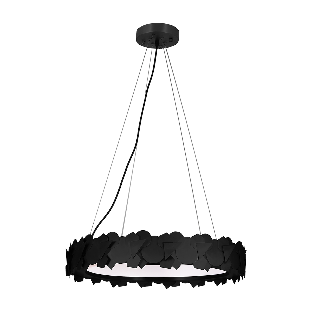 MiLagro Lampa wisząca SOHO BLACK 24W LED ML6157