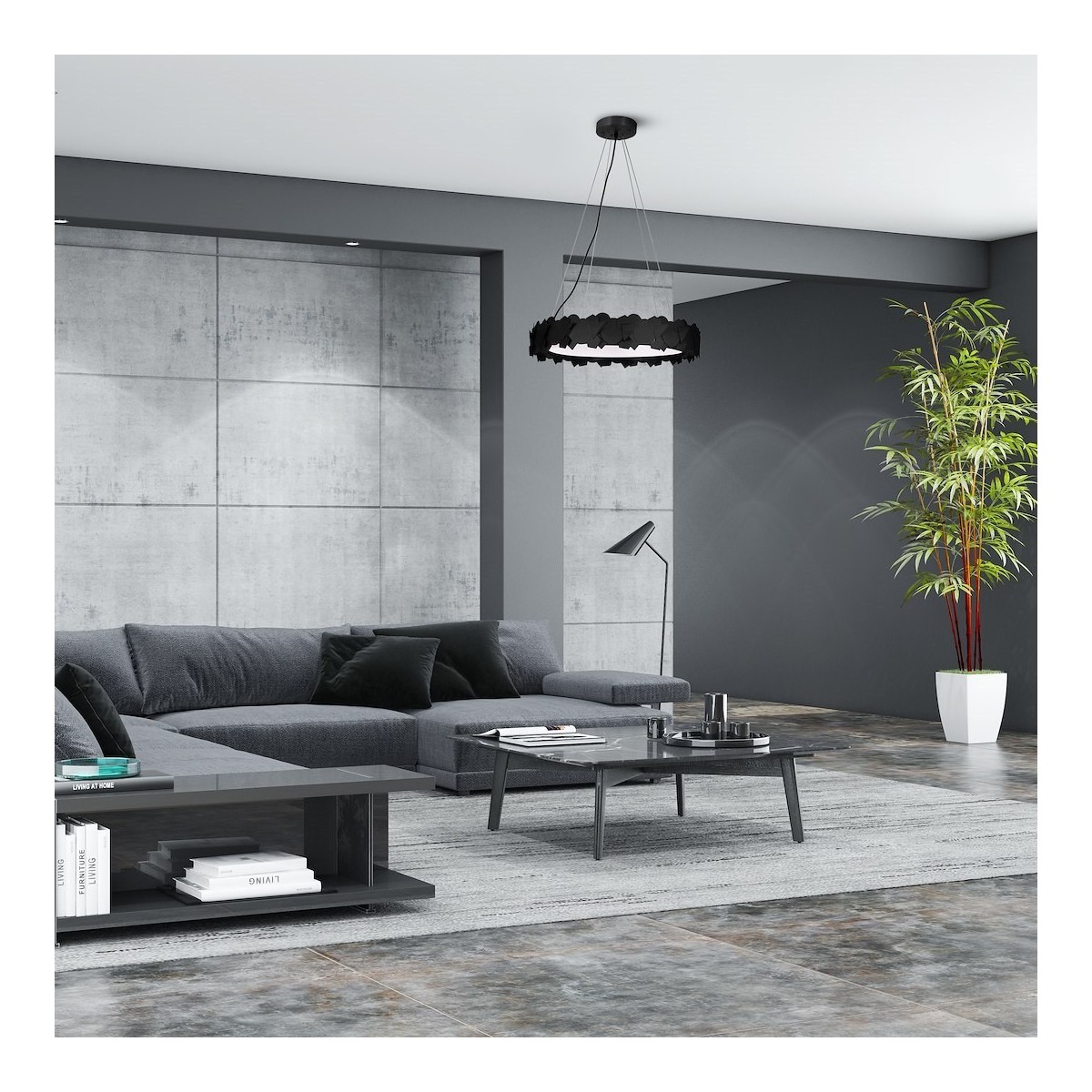 MiLagro Lampa wisząca SOHO BLACK 24W LED ML6157