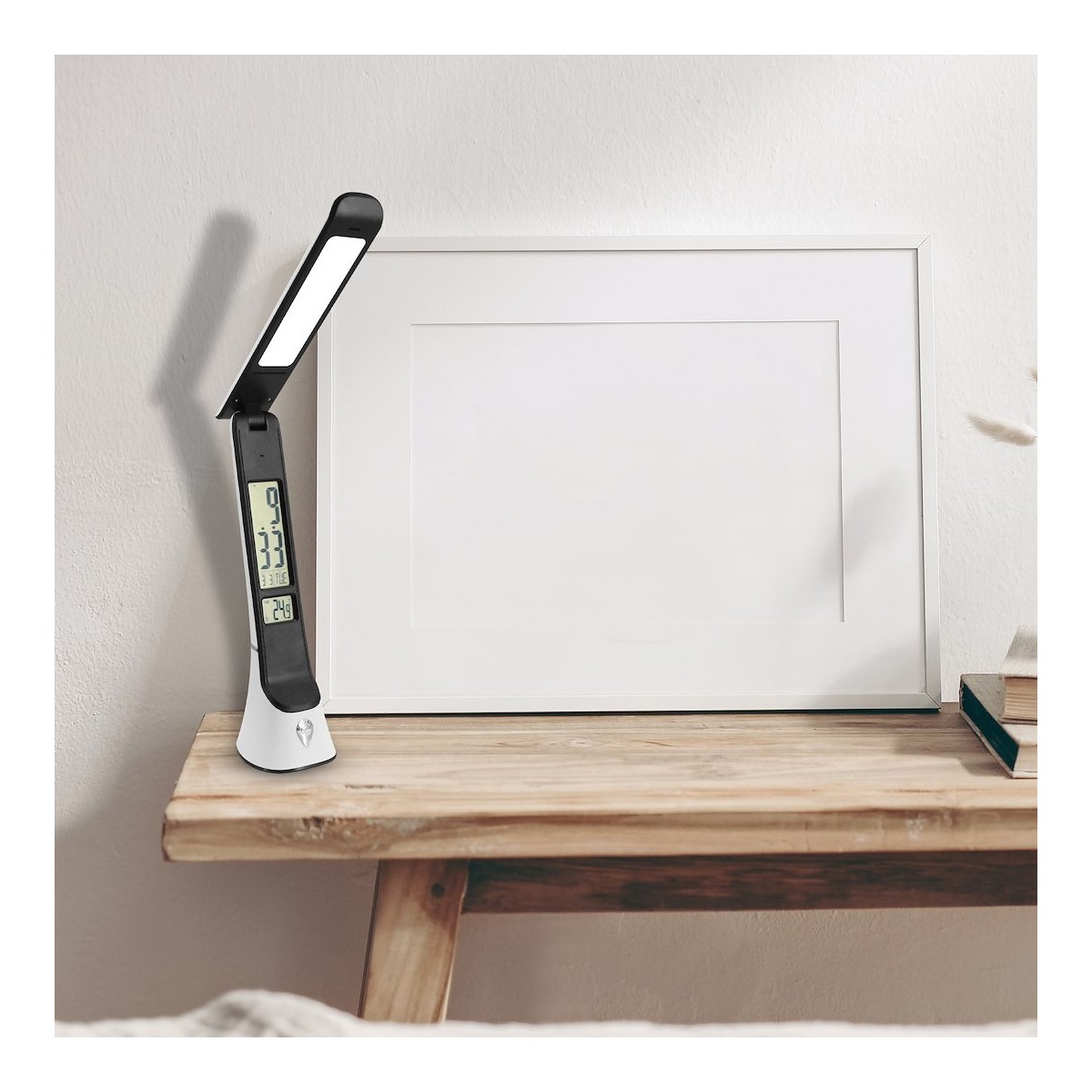 Lampka biurkowa TORI LED biała designerskie lampy LED