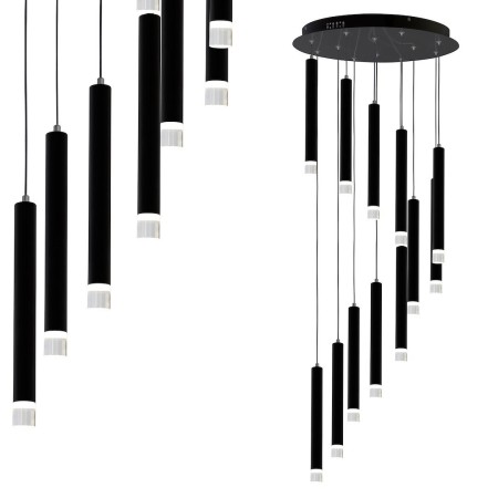 MiLagro CARBON 12W LED klimatyczne oświetlenie