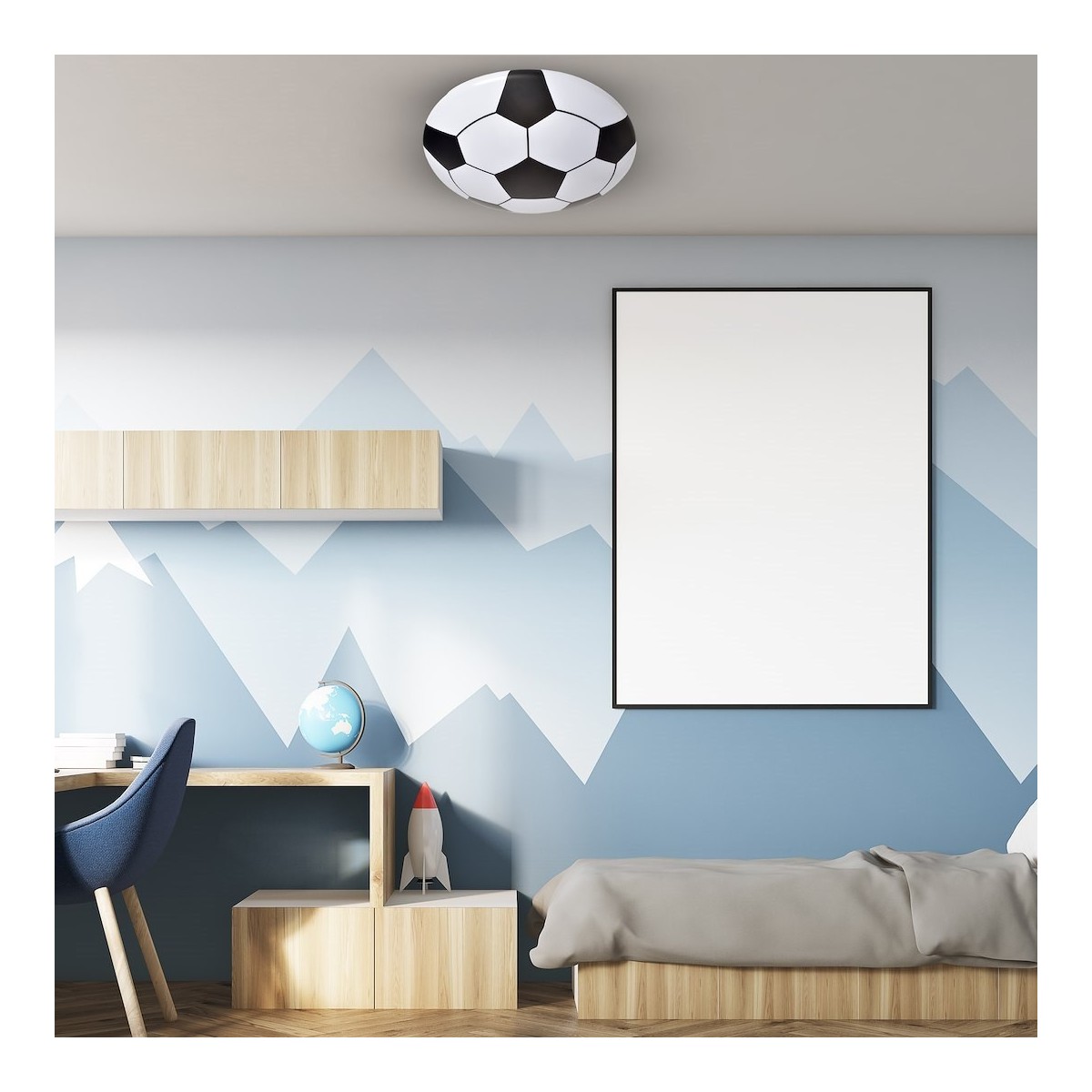 Plafon BALL LED piłka nożna oświetlenie klasy premium