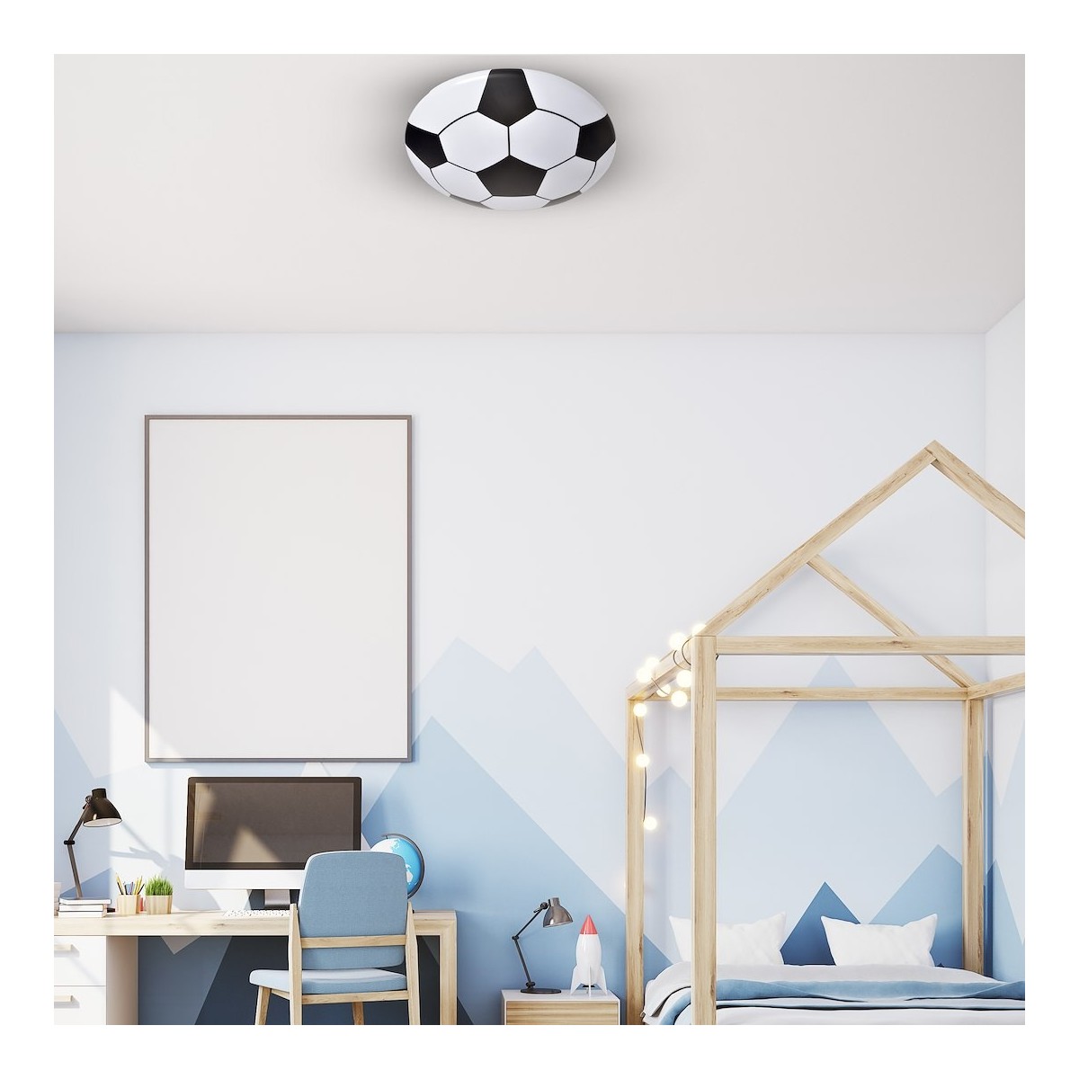 Plafon BALL LED piłka nożna oświetlenie klasy premium