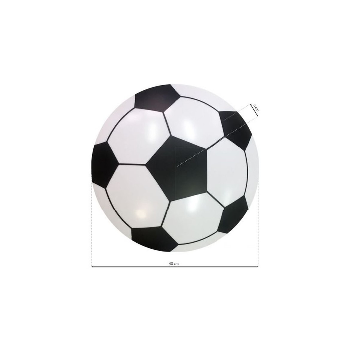 Plafon BALL LED piłka nożna oświetlenie klasy premium