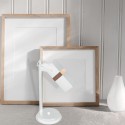 Lampka nocna VIDAR biała niepowtarzalne oświetlenie wnętrza