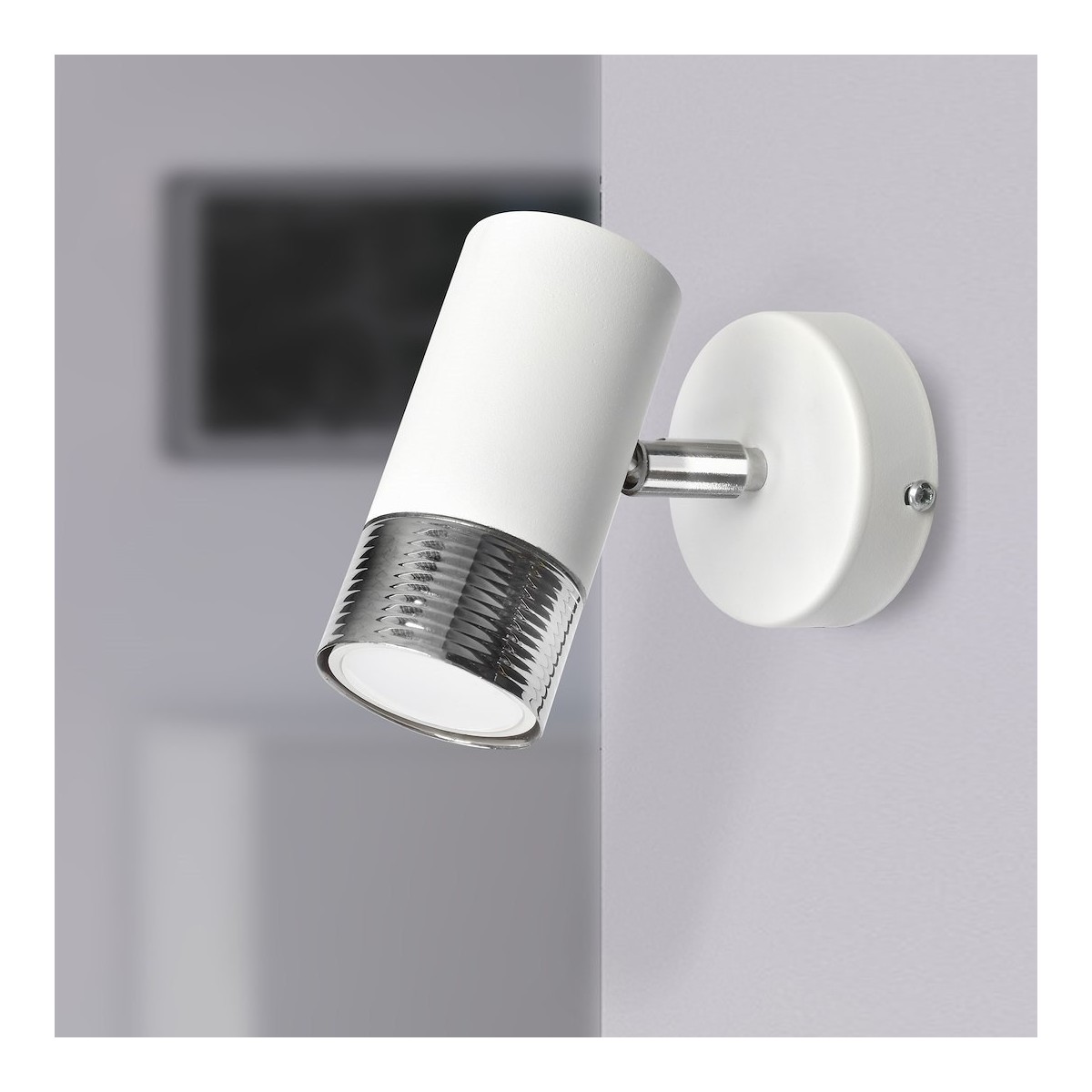 MiLagro Kinkiet Dani 1xGU10 Biały/Chrome MLP6225