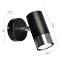 MiLagro DANI BLACK CHROME klimatyczne oświetlenie