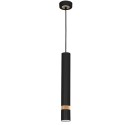 MiLagro Lampa wisząca JOKER BLACK/WOOD 1xGU10 MLP6305