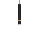 MiLagro Lampa wisząca JOKER BLACK/WOOD 1xGU10 MLP6305