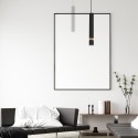 MiLagro Lampa wisząca JOKER BLACK/WOOD 1xGU10 MLP6305