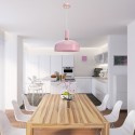 MiLagro Lampa wisząca MALMO PINK 1xE27 MLP6199