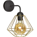 MiLagro LUPO BLACK GOLD nowoczesne lampy do wnętrz