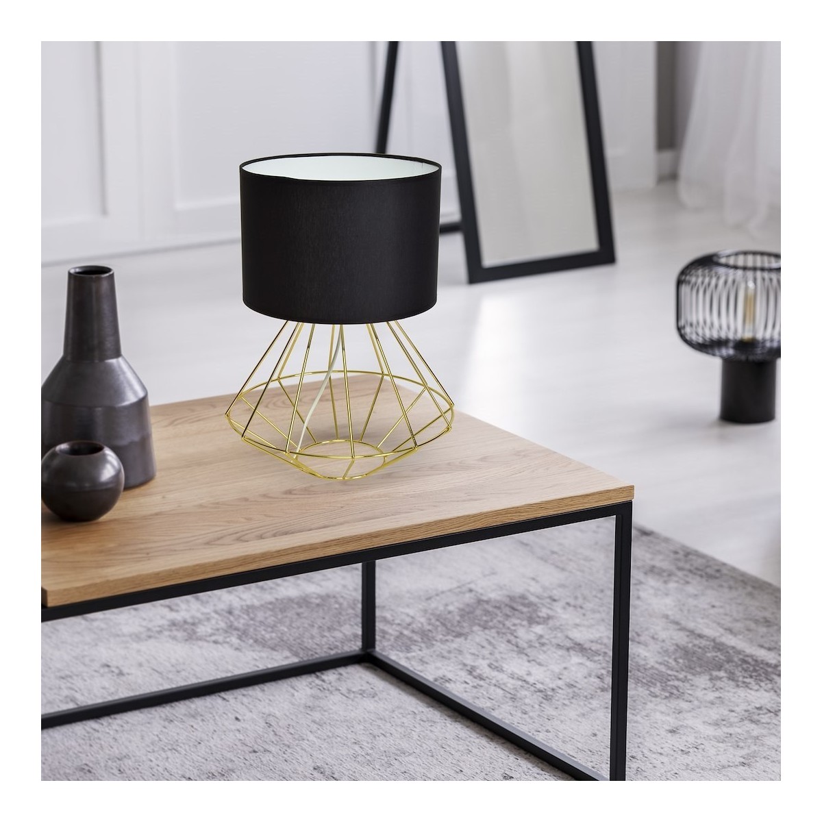 MiLagro LUPO BLACK GOLD designerskie lampy LED