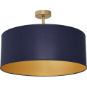 MiLagro Lampa sufitowa BEN NAVY BLUE/GOLD 3xE27 MLP6457