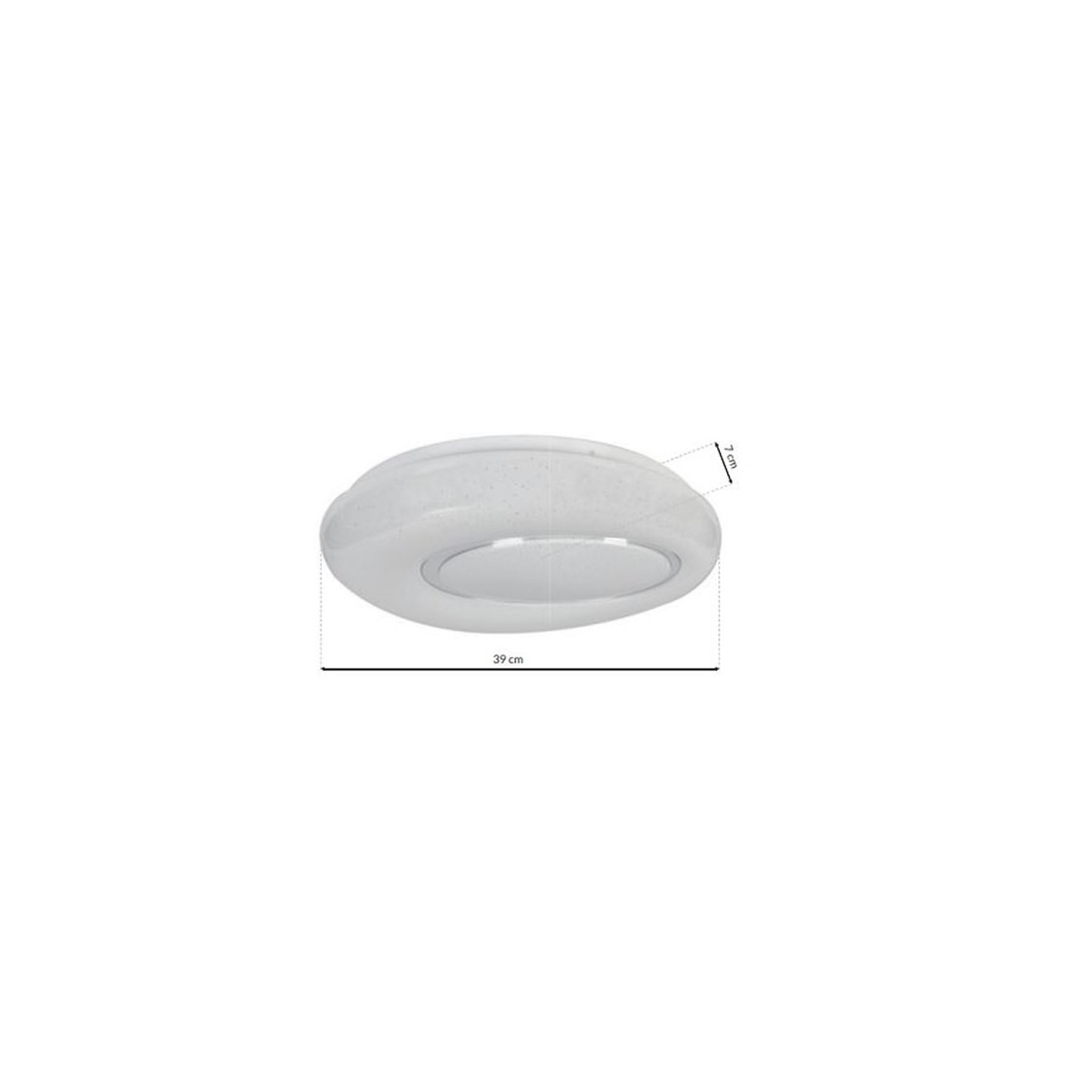 MiLagro BONO 36W LED plafon eleganckie oświetlenie