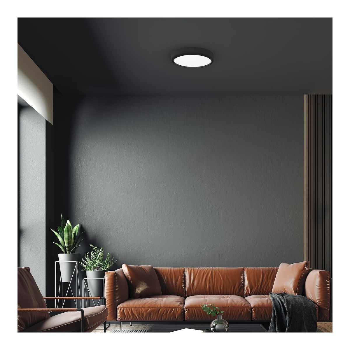 MiLagro GEA BLACK 36W LED efektowne oświetlenie