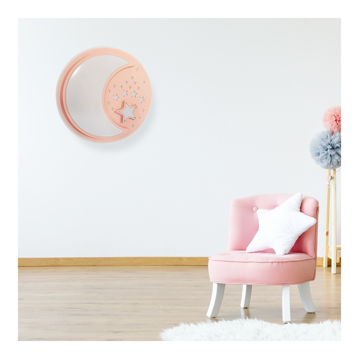 MiLagro NOTE PINK plafon LED unikalne oświetlenie