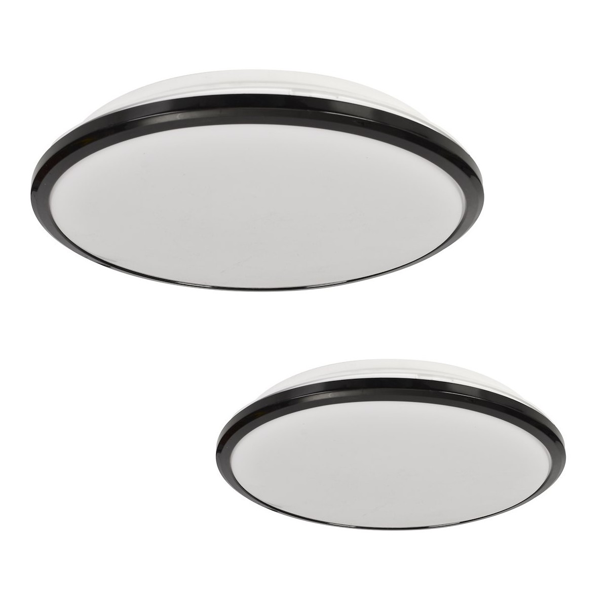 MiLagro Plafon TERMA BLACK 18W LED IP44 O280 mm ML6402
