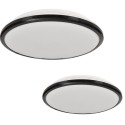 MiLagro Plafon TERMA BLACK 18W LED IP44 O280 mm ML6402
