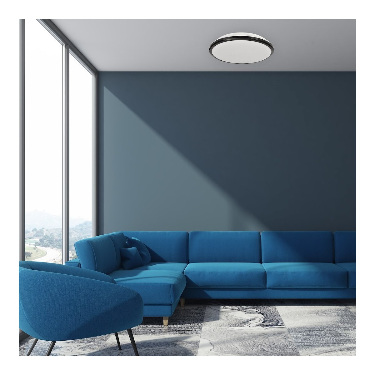 MiLagro TERMA BLACK 18W LED nastrojowe światło