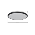 MiLagro TERMA BLACK 18W LED nastrojowe światło
