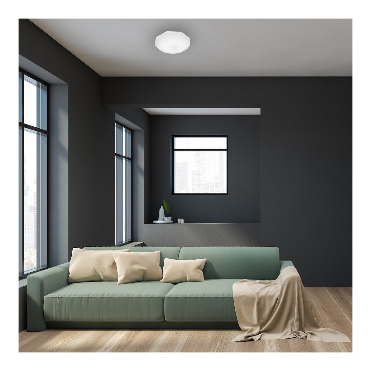 MiLagro HEX 12W LED plafon designerskie lampy LED