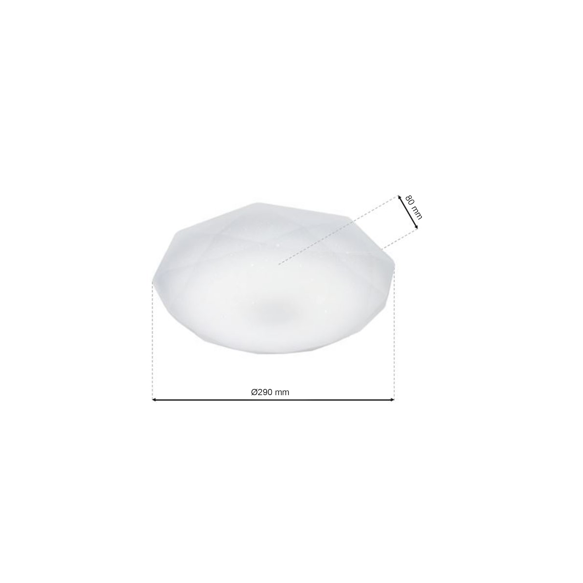 MiLagro HEX 12W LED plafon designerskie lampy LED