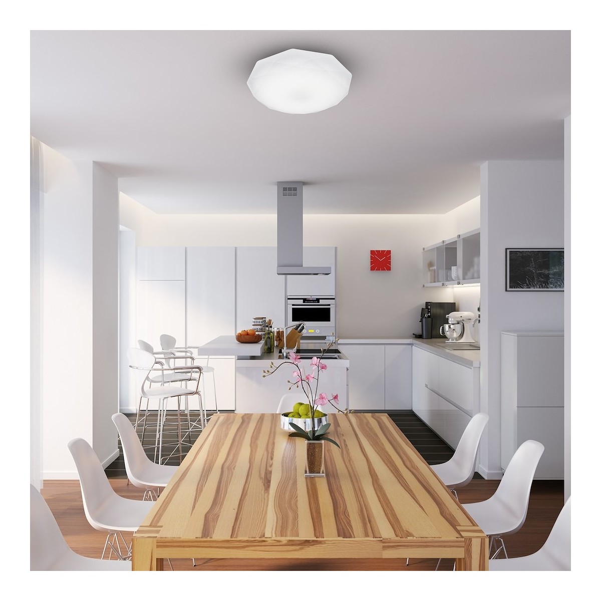 MiLagro HEX 24W LED plafon stylowe lampy sufitowe