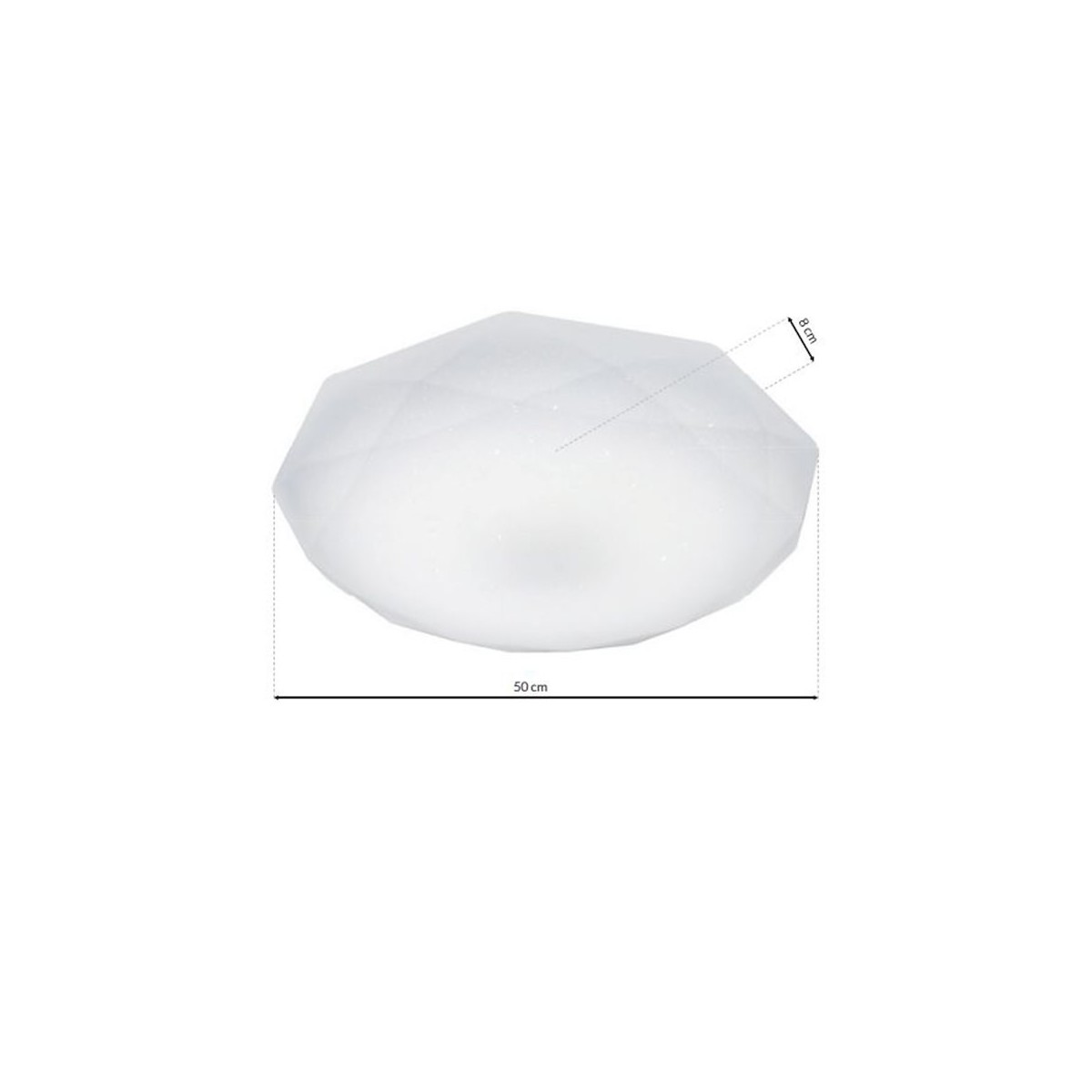 MiLagro HEX 24W LED plafon stylowe lampy sufitowe