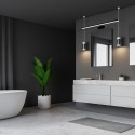 MiLagro SHINE BLACK 80cm LED ekskluzywne oświetlenie