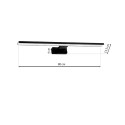 MiLagro SHINE BLACK 80cm LED ekskluzywne oświetlenie