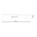 MiLagro SHINE biały 80cm LED nowoczesne oświetlenie
