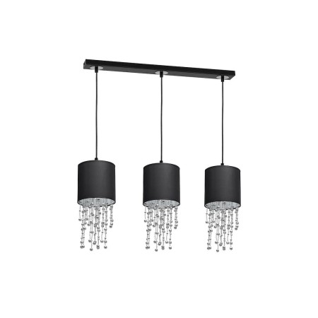 MiLagro Lampa wisząca ALMERIA BLACK/CHROME 3xE27 MLP64300