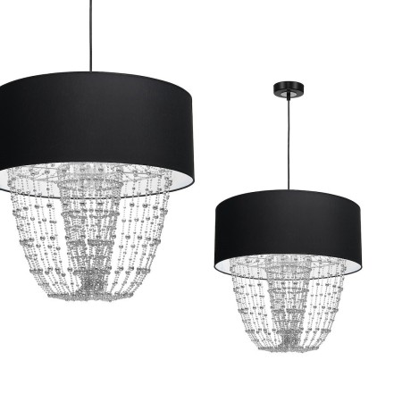 MiLagro ALMERIA BLACK/CHROME światło podkreślające charakter wnętrza